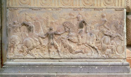 Bas relief panel